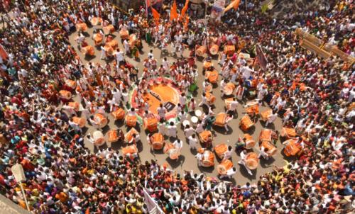Procession - Girgaon Dhwaj Pathak